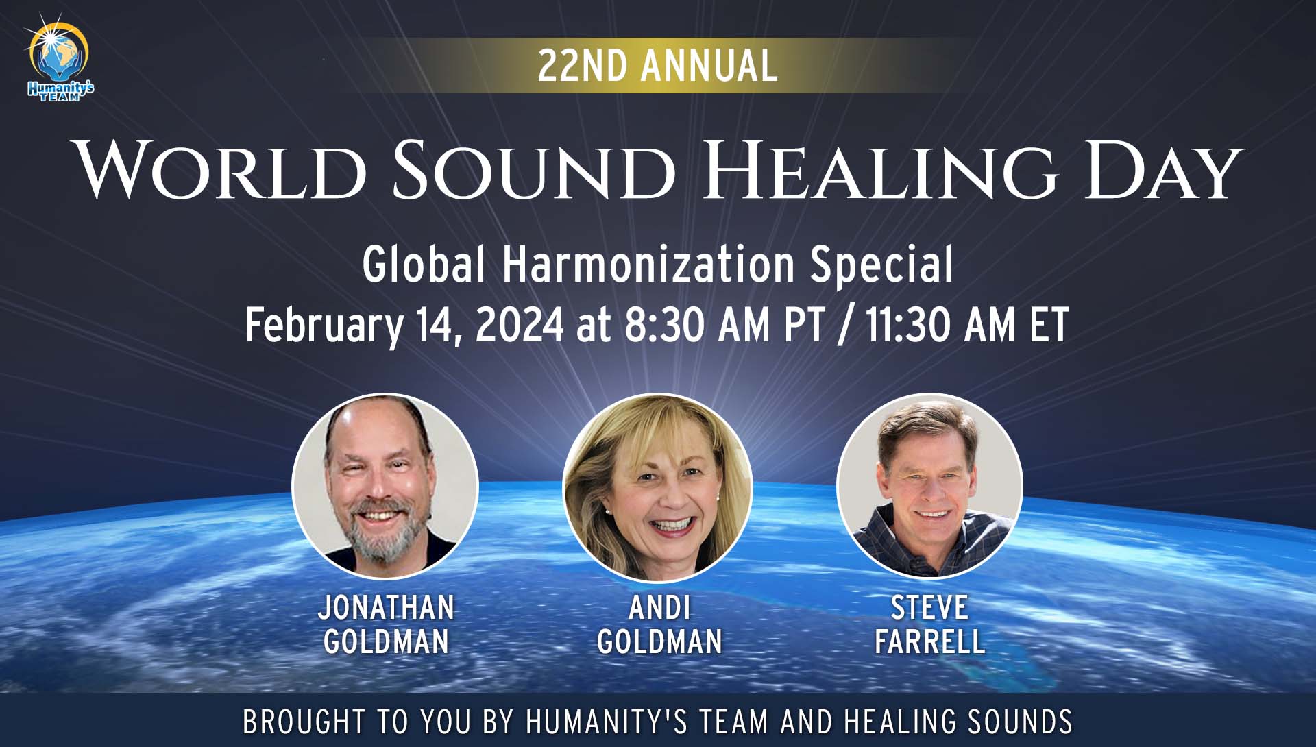 World Sound Healing Day GLOBAL HARMONIZATION Special