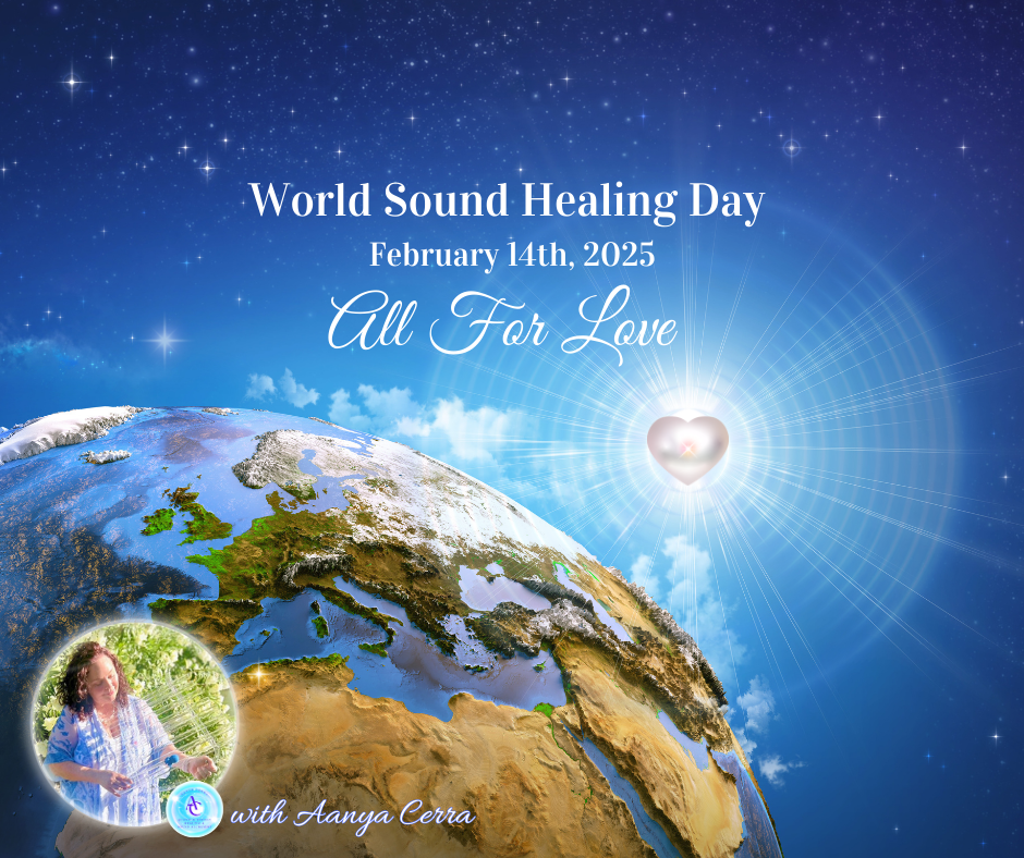 All For Love ~ World Sound Healing Day ~ Online Event